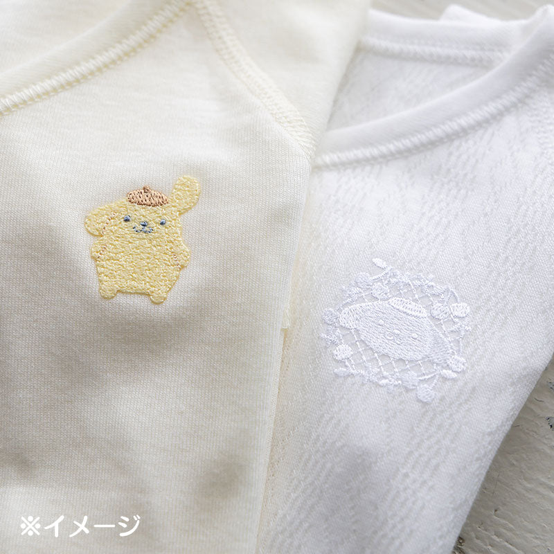 ポムポムプリン フライス短肌着(50-60cm)(Sanrio Baby)