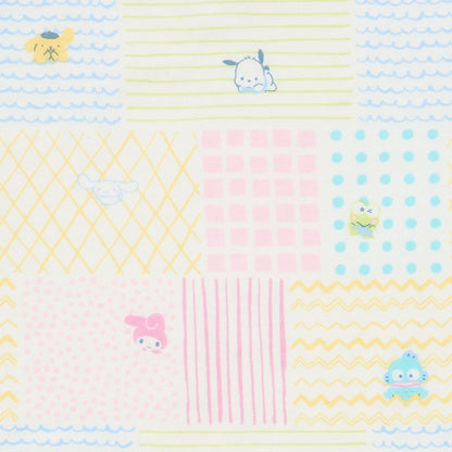 サンリオキャラクターズ オーガニックハンカチ パッチワーク（Sanrio Baby）