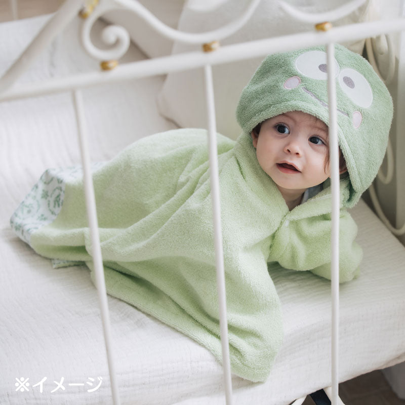 けろけろけろっぴのベビーバスポンチョ